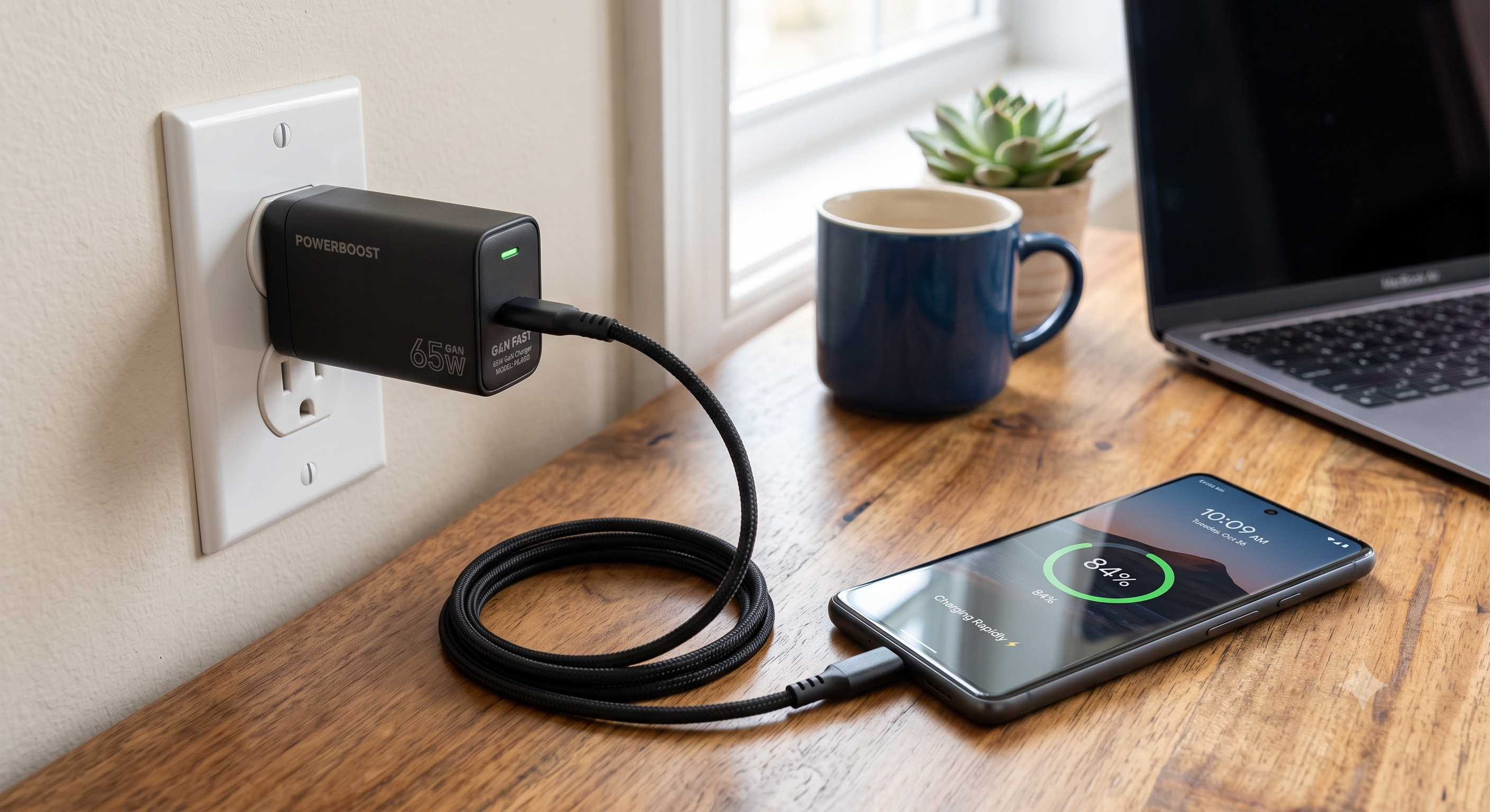 Modern 65W GaN Fast Charger